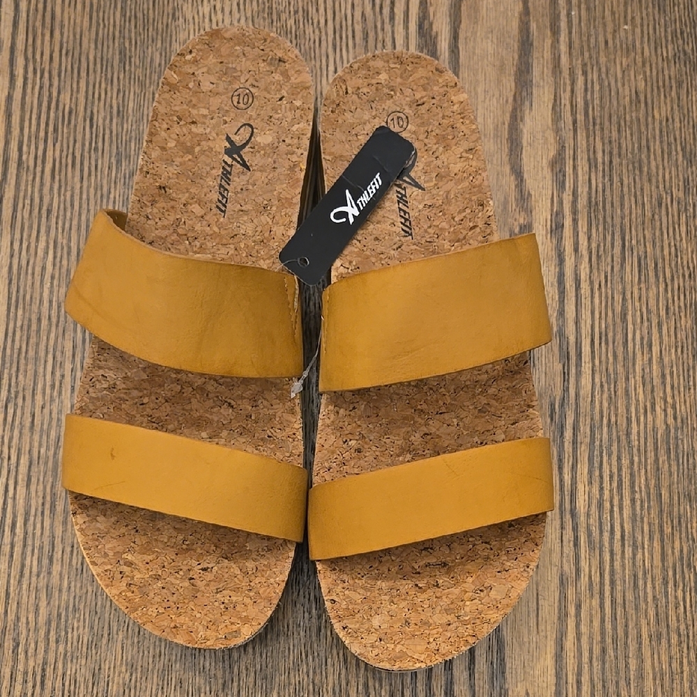 Athlefit Women's Tan Sandals